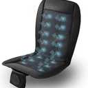 Paffenery 2025 Upgraded Cooling Car Seat Cover Front Seat, 12V-24V Ventilated Cooling Car Seat Cushion, Cooled Seat Cover for Car SUV Truck Universal Fit, Fashion Black