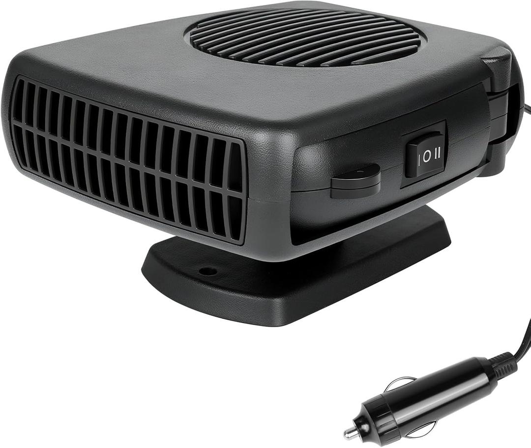 12v Car Heater, Portable Car Heater and Defroster,Windshield Defogger, Applicable All 12V Vehicles Car Heater
