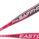 Easton | Sapphire Fastpitch Softball Bat | -10 Drop | 1 Pc. Alloy | Approved for All Fields (28 Inch, Pink)