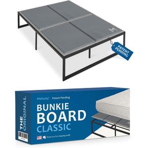 Meliusly Premium 10mm Bunkie Board Full Size (54x75'') Patent Pending Low Profile Bed Board Design - Breathable, Noise Minimizing, Moisture Resistant Bunkieboards, Low Profile Bed Support