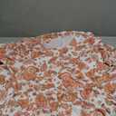 STYLEWORD Women's Summer 2026 Casual Short Sleeve Tiered Flowy Spring Dress Long Midi Beach Sundress Vacation Outfits (Large, White Apricot Floral)