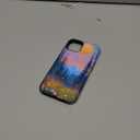 LUHOURI for iPhone 13 Case,Wireless Charging Compatible,Dual-Layer - Soft Silicone Inner + Hard Outer Shell,Cute Wildflower Design,Protective Phone Cover for Women - Twilight Mountain Floral