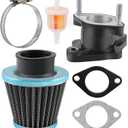 MOTOALL PZ27 Carburetor 150cc 200cc 250cc ATV Go Kart Dirt Bike w/Air Filter for Predator Coleman CT200U KT196 for TaoTao Coolster CG XR100 for Baja Mini Bike Go Kart Parts