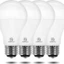 ENERGETIC SMARTER LIGHTING Super Bright 50/100/150W 3-Way A21 LED Light Bulb, 800/1600/2200 Lumens, 2700K Soft White, Non-dimmable, E26 Base, ETL Listed, 4-Pack