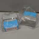 Crtiin 2 Pcs Self Inking Stamps Pre Inked Office Duplicate Convenience Stamps for Office, Red Ink, 1.38 x 0.51 Inch(Scanned)