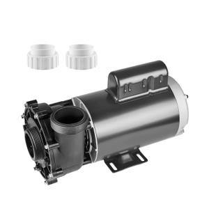 VEVOR 2 Speed SPA Pump, 56-Frame, AC 220V Hot Tub SPA Pump, 4 HP / 210 GPM / 65.61 ft High Speed or 0.7 HP / 103 GPM / 16.07 ft Low Speed, 2'' Port 90° Rotational Interface for Hot Tub
