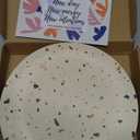 Nook Theory 4 Pack Reusable Bamboo Plates - Non-Toxic Toddler and Kids Plate, Dishwasher Safe, Not Microwavable Dinnerware (Fiesta 8")