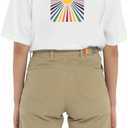 Dockers Unisex-Adult Slim Fit Pride Tee Shirt (White, XL)