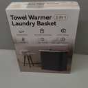 Towel Warmer for Bathroom,35L Foldable Towel Warmer Quick Heat Warming Tub Heating Detachable Bucket with Auto Shut Off, Electric Hot Towel for Spa,Blanket,Baby,Bathrobe Towels
