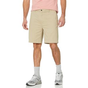 Amazon Essentials Men's Classic-Fit 9" Chino Shorts (Dark Taupe)