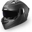 Full Face Motorcycle Helmet DOT Approved Modular - Interchangeable Lens, Breathable ABS Motocross Helmet with Detachable Washable Liner for Youth & Adults XL