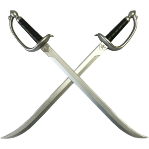 Set of Two 30-Inch Foam Pirate Cutlass Swords - Perfect for Cosplay, Role-Playing, and Halloween Costume Props. Safe and Durable Training Swords for Teenagers and Adults Set of Two 30-Inch Foam Pirate Cutlass Swords - Perfect for Cosplay, Role-Playing, and Halloween Costume Props. Safe and Durable Training Swords for Teenagers and Adults