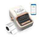 Wireless Mini Retro Label Maker Machine with Tape,Bluetooth Portable Thermal Sticker Printer for Phone,Small Business, Address, Logo, Qr Code, Food,Home, Kitchen,with 5030mm Label