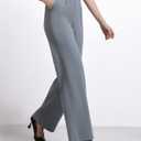 ESOFT Womens Dress Pants 27"/29"/31 Business Work Pants Wide Leg Pull On High Waisted Casual Stretchy Trousers Pockets