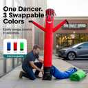 SereneLife Inflatable Air Dancer for Events - 6FT Wacky Waving Tube Guy Set with High-Speed Fan, Outdoor Inflatable Tube Man for Grand Opening Decorations and Display