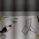 SKLZ PitchBack Baseball and Softball Pitching Net and Rebounder, Black/Red, 2' 9" x 4' 8"