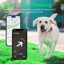 Airtag Dog Collar, Reflective Ultra-Durable Nylon Padded with QR Code Buckle & IP68 Waterproof Air Tag Holder Compatible for Apple AirTag, Comfortable for Small Medium Large Dogs (Pink, XS)