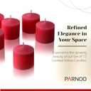 Red Apple Cinnamon Scented Votive Candles, Set of 9-1.25" Wax Candles for Home, Scented 10 Hour Burn Time - Aromatherapy, Spa Ambiance, Table Centerpieces & Home Dcor