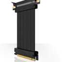 EZDIY-FAB [20cm] PCIE 3.0 16x Extreme High Speed Riser Cable PCI Express Port GPU Extension Card-Straight Connector