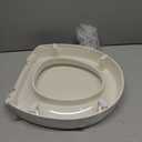 KOHLER 25876-96 Hyten 3" Height, Elevated Soft Close Round Toilet Seat, Contoured Seat with Grip-Tight Bumpers, Quick-Attach Hardware, Biscuit