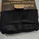 Magnetic Screen Door, Heavy Duty Door Screen Magnetic Closure Keep Bugs Out,Pet & Kid FriendlyHands Free Door Screen Fit Door Size 36 x 96 Inches Black