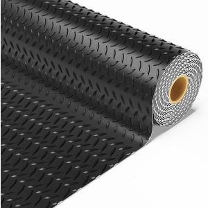 4x10 FT Garage Floor Mat, 3.6mm Extra Thick Diamond Plate