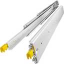 VADANIA 60" Industrial Grade Heavy Duty Drawer Slide with Lock #VD2576, 3" Widening Up to 291lb Load Capacity, 3-Fold Full Extension, Ball Bearing Lock-in & Lock-Out, Side Mount, 1-Pair