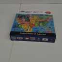 Think2Master Colorful United States Map 1000 Pieces Jigsaw Puzzle for Kids 12+, Teens, Adults & Families. Great Educational Gift for Interest in The USA Map. Size: 26.8 X 18.9