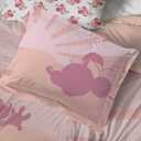 Disney Minnie Mouse Full Size Comforter Set - 7 Piece Bedding Includes Sheet Set & Pillow Covers - Super Soft Cozy Pink Bedding