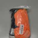 Soccer Shin Guards for Kids Youth, Protective Soccer Shin Pads & Sleeves with Optimized Insert Pocket & Long Soccer Socks for Children Teens Boys Girls (Large, Orange)