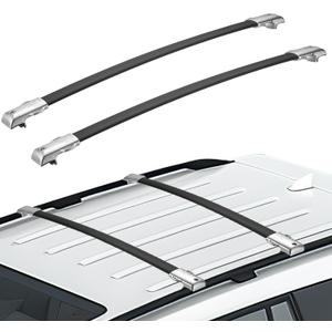 JOYTUTUS Roof Racks Cross Bars Compatible with GX460 2010-2023, Aluminum Roof Rail Cross Bars, Low Wind Noise Rooftop Cargo Carrier Crossbars