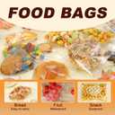 400PCS 6x6 Inches 3.2Mil Clear Cellophane Bags Self Sealing Cookies Bags Self Adhesive Resealable Cello Bag for Packaging Candy Cookies Party Favors Gifts,Thick