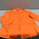 Orange Button-Up Dress Shirt Mojo U.S.A, No Size Mark 