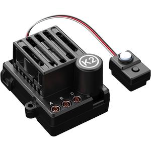 HYPER GO E45K2 RC Car Accessories Brushless Motor Electric Speed Controller 45A Smart 2S/3S ESC with Heatsink, Spare Parts Radio Control Vehicle Speed Controls for H14BM V3