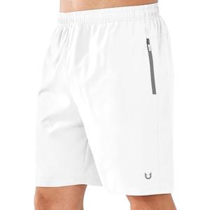 NORTHYARD Men's Athletic Running Shorts Quick Dry Workout Shorts Lightweight Sports Gym Basketball 7"/ 9"/ 5" Hiking Tennis (X-Large, White)