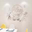 Bless This Home Wall Art - Living Room & Kitchen Wall Decor - Silver 39.4x30.3in
