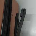 Amazon Basics 26" Hardside Medium Checked Luggage, Expandable Hardshell Suitcase with Telescoping Handle, Scratch-Resistant Surface, Four Multi-directional Wheels, Rose Gold