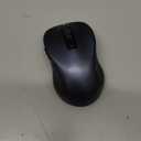 WisFox 2.4G Wireless Mouse for Laptop, Ergonomic Computer Mouse with USB Receiver and Type-C Adapter, 3 Adjustable Levels, 6 Button Cordless Mice for Windows Mac PC Notebook (Grey and Black)