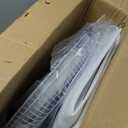 Blosssound 16 Inch Portable Solar Floor Fan Rechargeable Oscillating Standing Pedestal Fan with Solar Panel, 12000mah Battery, Two Charging Methods, 3 Speeds for Home Office Outdoor(White)