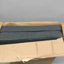 Greendale Home Fashions Outdoor 18-inch Square Reversible Seat Cushion with Ties, 2-Pack, Graphite 2 Count