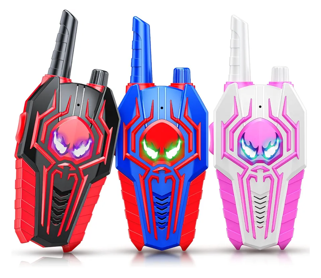 Cool Walkie Talkies for Kids Boys: 3 Pack Kids Walkie Talkies Toys Easter Birthday Gifts for 3 4 5 6 7 8 Year Old Girls Boys Grandkids Camping Outdoor Toys Basket Stuffers Boy Girl Gift Age 3-8