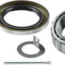 Lippert Trailer Bearing Replacement Kit for 6,000-lb. Axle Hubs with Inner & Outer Bearing Cones, Races, 2.25" Inner Diameter Double Lip Grease Seal, 1.75" Cotter Pin, 1.5" Tang Spindle Washer
