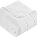 CuteKing Weighted Blanket for Adults: Weighted Blanket with Premium Glass Beads - Breathable Heavy Blanket for Comfort Sleep - Thick Blanket for Adult All Season (12lbs, 48"x72", White)