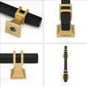 10 Pack 4 Inch Black and Gold Cabinet Pulls Black and Gold Cabinet Handles Kitchen Cabinet Pulls Dresser Drawer Pulls Kitchen Cabinet Hardware
