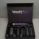 7-in-1 Hair Dryer Brush and Hair Styler Set  Fast Drying, Curling, Straightening & Volumizing  Hot Air Styling Tool with No Heat Damage  for All Hair Types  Purple