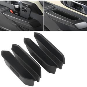 4-Door Handle Storage Compatible with 2026 2025 2024 2023 2022 2021 Ford Bronco Interior Accessories 4 Door Front Rear Grab Handle Pocket Organizer - ABS Plastic (Not for Bronco Sport)