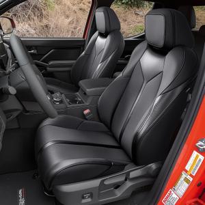 Full Set car seat Covers for Toyota Tacoma 2024-2026,（Not Fit Hybrid & Electric & TRD Pro Seat）Leather Waterproof Full Coverage Truck seat Covers fit for Toyota Tacoma Accessories 2024-2026 SR SR5 TRD
