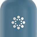 Lifefactory 16-Ounce Stainless Steel Vacuum-Insulated Sport Bottle, Dark Denim