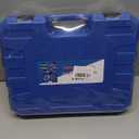 ZEAJSRU 18 Pieces of Anti-Freezing Liquid Replacement Filler Vacuum coolant Pressure Gauge, Motorcycle, Automobile and Truck Universal Radiator Pressure Leakage Tester kit (Blue)