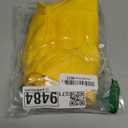 HDE Dog Raincoat Jacket Reflective Adjustable Hooded Pet Poncho Rain Coat with Leash Hole, Yellow - M